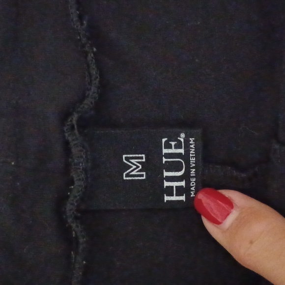 HUE cotton bike shorts women's size M - Picture 2 of 3